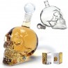 Caraffa di Vetro a Forma di Teschio Crystal Head skull per liquore whisky e vodka e bevande in genere - 550ml