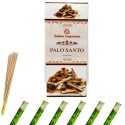 120x Bastoncini incenso palo santo 6 pacchetti profumo ambiente aroma purifica