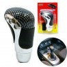DOBO Pomello per cambio universale auto tuning cromato carbonio cro...