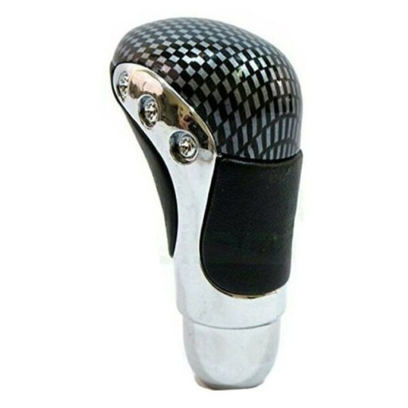 DOBO Pomello per cambio universale auto tuning cromato carbonio cro...