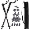 DOBO 2x bastoni trekking escursione antishock telescopico alluminio...