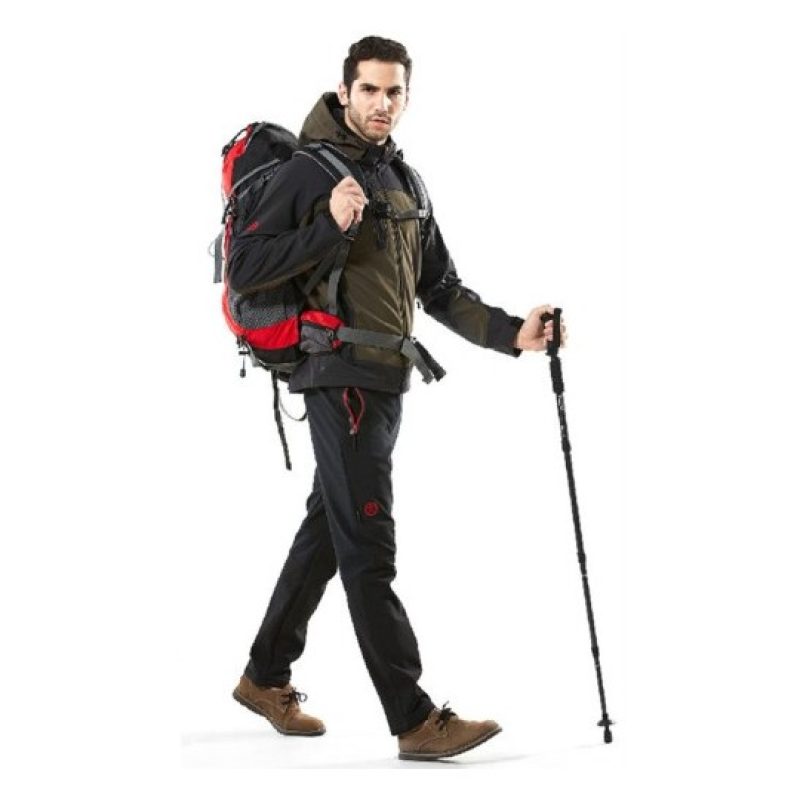 DOBO 2x bastoni trekking escursione antishock telescopico alluminio...