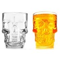Boccale birra teschio Skull Shot Boccale in vetro a forma di Teschio per birra - 500ml