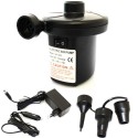 Pompa portatile elettrica gonfia e sgonfia con adattatore da rete 220V e accendisigari 12V ottima per canotti materassini
