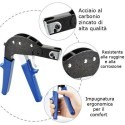 Pinza per profili pistola tasselli a espansione profili in cartongesso 16 Cm blu