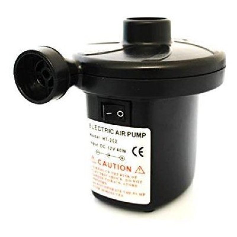 Pompa portatile elettrica gonfia e sgonfia con adattatore da rete 220V e accendisigari 12V ottima per canotti materassini