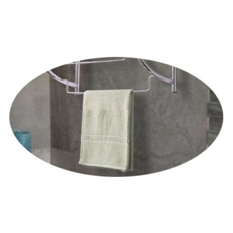 DOBO Mensole con portasciugamani da bagno 5x26.5x55 Cm due ripiani ...