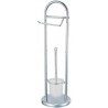DOBO Porta scopino e carta igienica arredamento bagno 64,5x20,5Cm p...