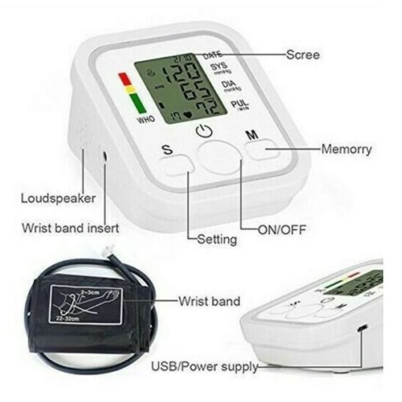 DOBO Monitor elettronico digitale pressione sanguigna braccio micro...
