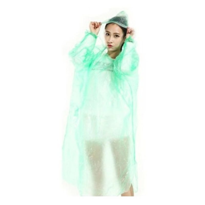 Poncho Monouso Antipioggia Con Cappuccio - Nero, Riutilizzabile, Unisex, Hot Bargains