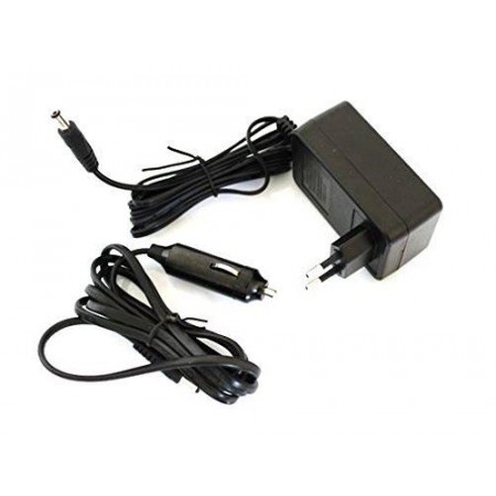 Pompa portatile elettrica gonfia e sgonfia con adattatore da rete 220V e accendisigari 12V ottima per canotti materassini