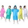 DOBO Poncho per bambini impermeabile con cappuccio dai 7 ai 10 anni...
