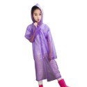 Poncho per bambini impermeabile con cappuccio dai 7 ai 10 anni riutilizzabile