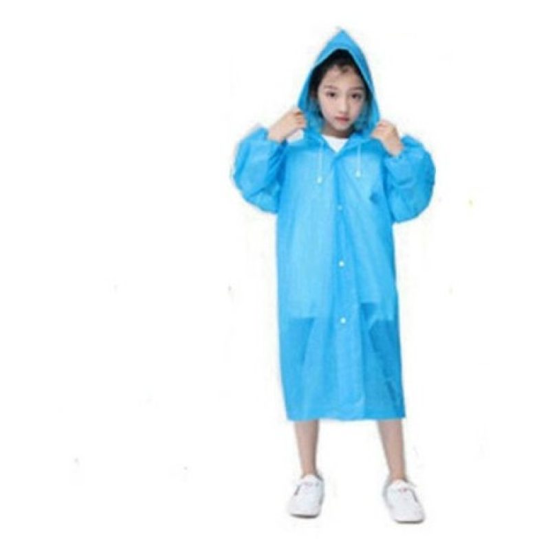 DOBO Poncho per bambini impermeabile con cappuccio dai 7 ai 10 anni...