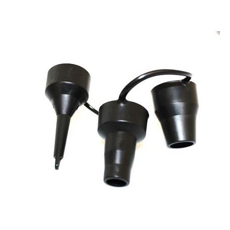 Pompa portatile elettrica gonfia e sgonfia con adattatore da rete 220V e accendisigari 12V ottima per canotti materassini