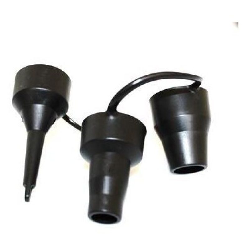 Pompa portatile elettrica gonfia e sgonfia con adattatore da rete 220V e accendisigari 12V ottima per canotti materassini