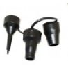Pompa portatile elettrica gonfia e sgonfia con adattatore da rete 220V e accendisigari 12V ottima per canotti materassini