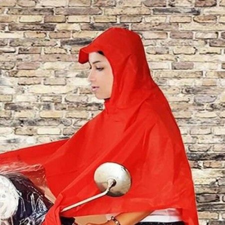 Poncho per moto anti pioggia motorino impermeabile riutilizzabile PVC scooter