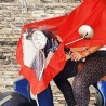 DOBO Poncho per moto anti pioggia motorino impermeabile riutilizzab...