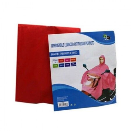 Poncho per moto anti pioggia motorino impermeabile riutilizzabile PVC scooter