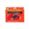 DOBO Manette in peluche bondage ricoperte con 2 chiavette rosse man...