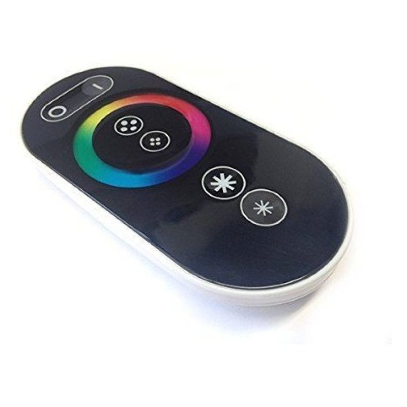 Telecomando e centralina per striscia Led RGB 12/24 DC - Telecomando con funzioni touch per cambio colore e tonalità