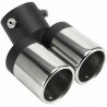DOBO Terminale scarico silenziatore per marmitta universale 17Cm ca...