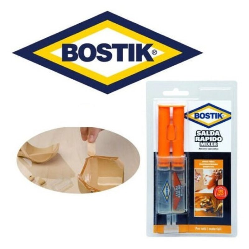 BOSTIK Colla adesivo bicomponente Bostik forte presa salda rapido m...