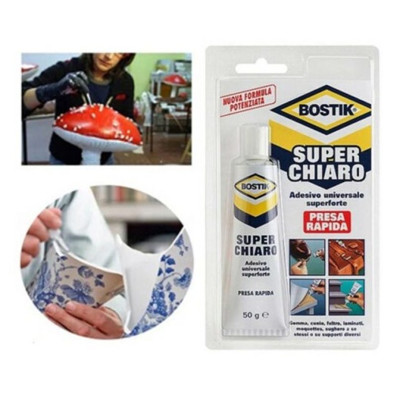 BOSTIK Adesivo universale super chiaro extra resistente 50 gr Bosti...