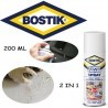 Bostik Colla spray 200 ml universale super chiaro Bostik 2 in 1 inc...