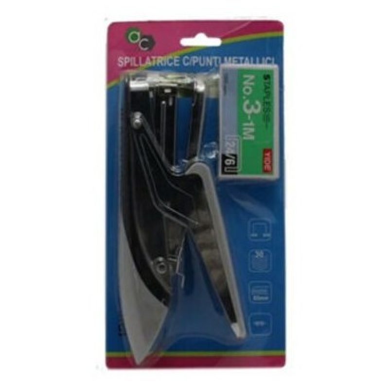 DOBO Spillatrice pinza cucitrice manuale 1000 graffette punti 24/6 ...