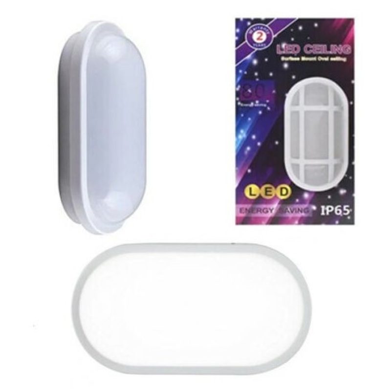 DOBO Pannello led luminoso salva energia 27x14x8 cm ovale muro Led ...
