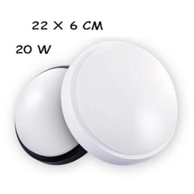 DOBO Led luminoso tondo lampada soffitto parete 22x6 cm 6500K luce ...