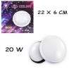 DOBO Led luminoso tondo lampada soffitto parete 22x6 cm 6500K luce ...