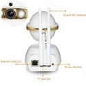Telecamera IP asteroide LF6910 2 antenne bianco controllo remoto smart camera