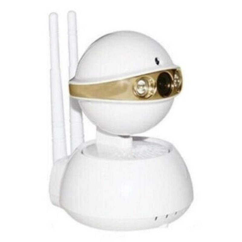 DOBO Telecamera IP asteroide LF6910 2 antenne bianco controllo remo...