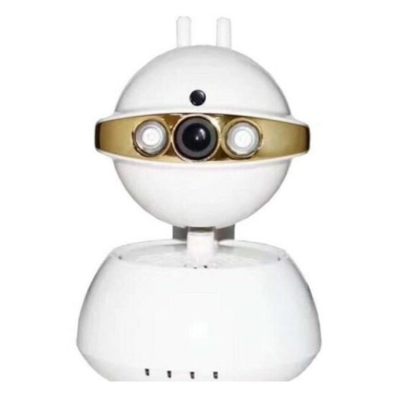DOBO Telecamera IP asteroide LF6910 2 antenne bianco controllo remo...