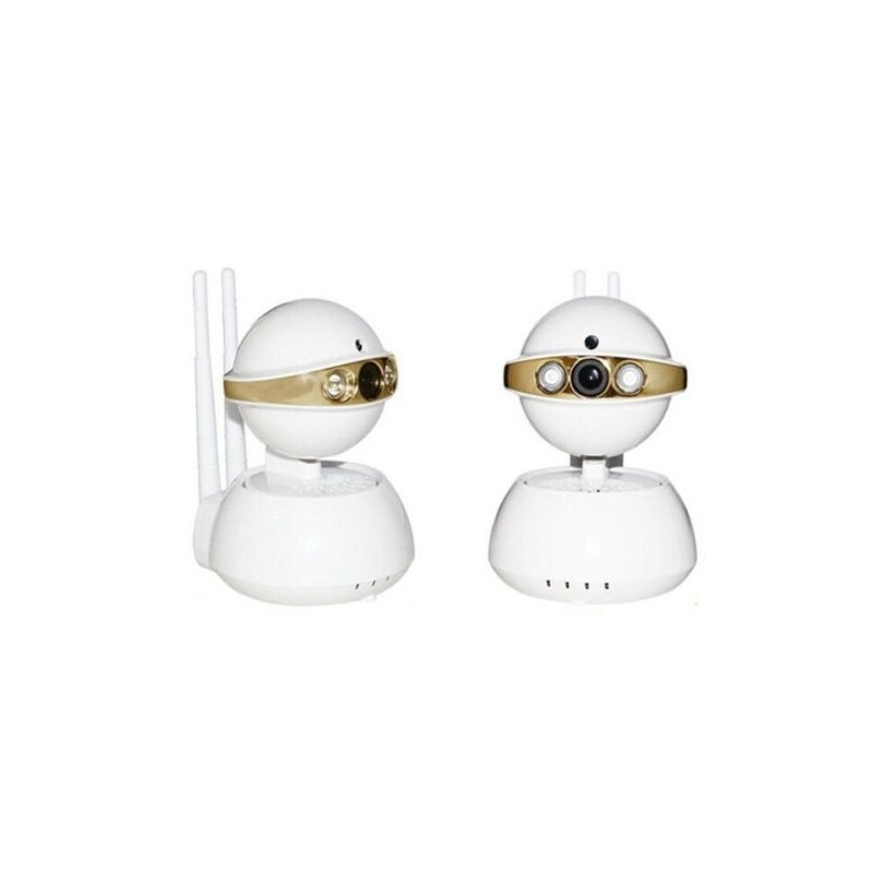 Telecamera IP asteroide LF6910 2 antenne bianco controllo remoto smart camera