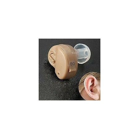 Mini apparecchio acustico auricolare amplificatore di suoni suono udito orecchio