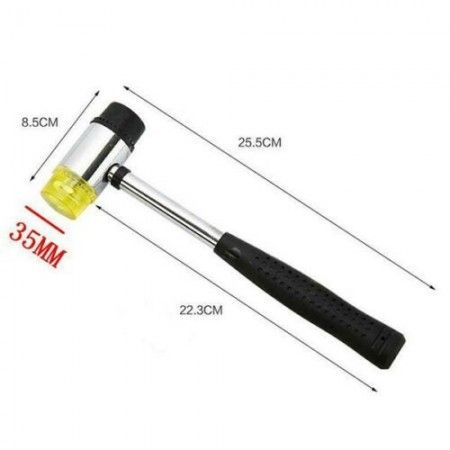 Martello doppia faccia 30, 35, 40 mm lavoro multifunzionale gomma nylon lavoro