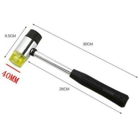 Martello doppia faccia 30, 35, 40 mm lavoro multifunzionale gomma nylon lavoro