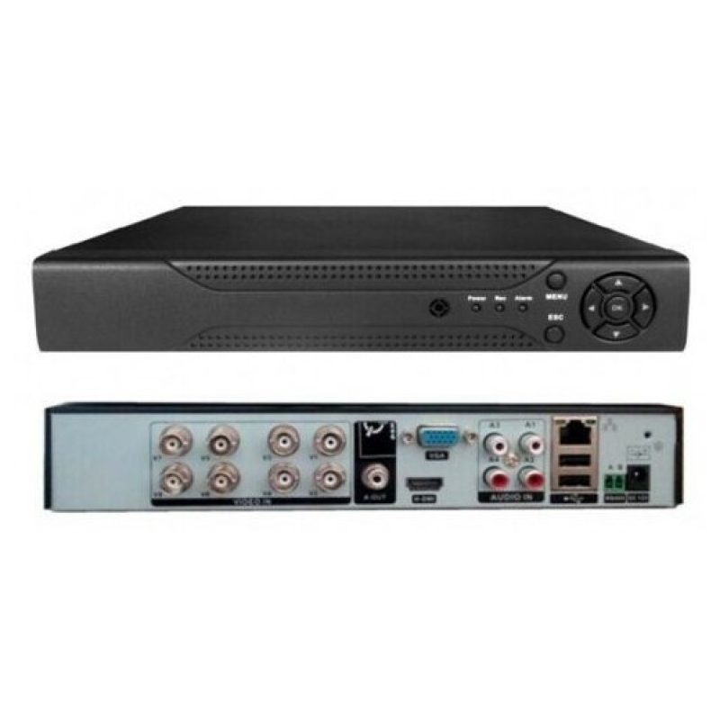 DOBO DVR 8 canali 26x20x4.3 Cm AHD HDMI HD H.264 Mouse Telecomando ...
