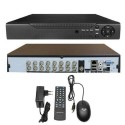 DVR 16 canali 26x20x4.3 Cm AHD HDMI HD H.264 Mouse Telecomando VGA sorveglianza