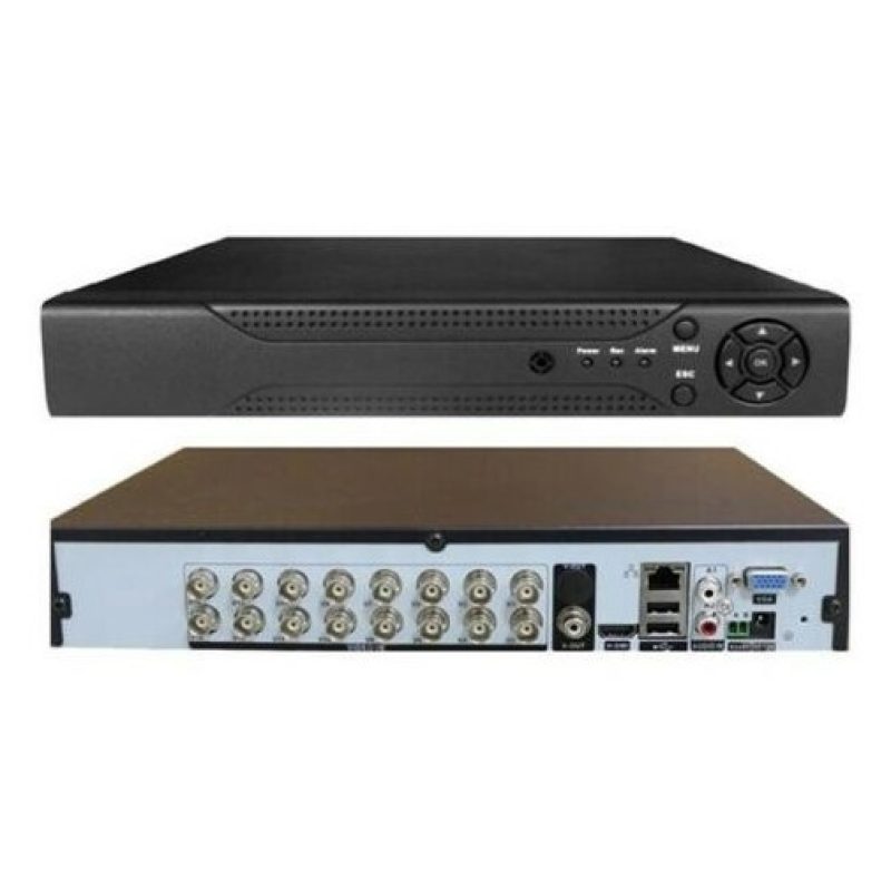 DOBO DVR 16 canali 26x20x4.3 Cm AHD HDMI HD H.264 Mouse Telecomando...