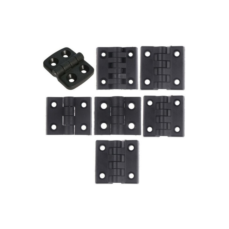 2x Cerniera in plastica ABS nero porte mobili anti ruggine cuscinetto cerniere