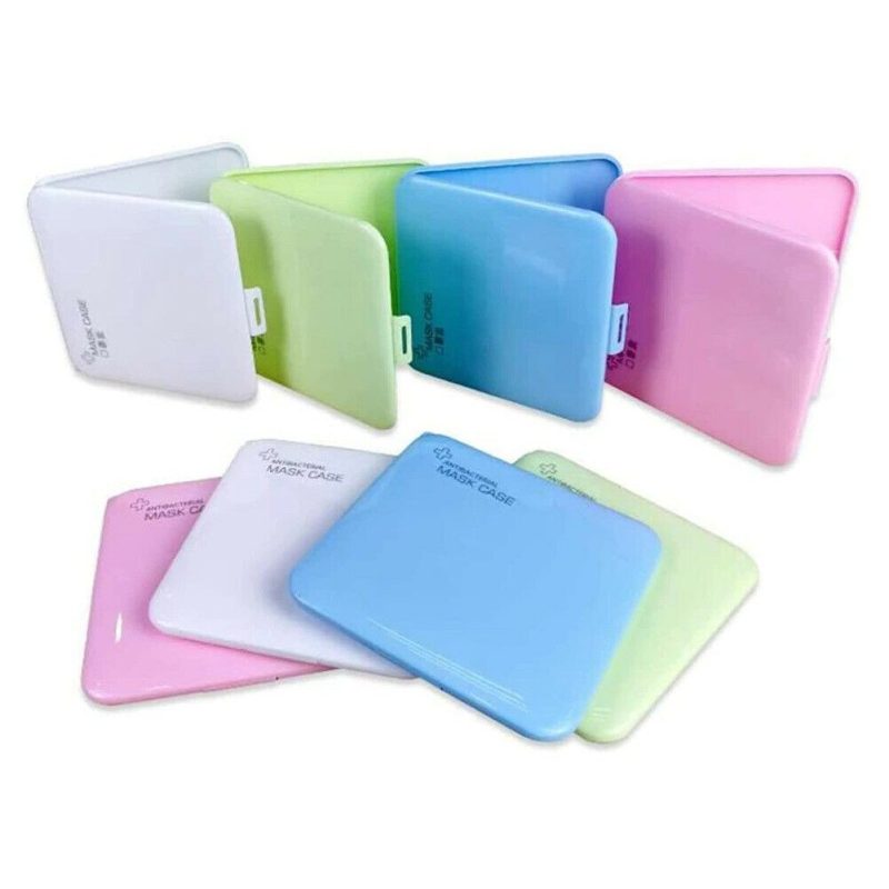 DOBO 5x Porta mascherina custodia 13x13x2cm case portamascherina ma...