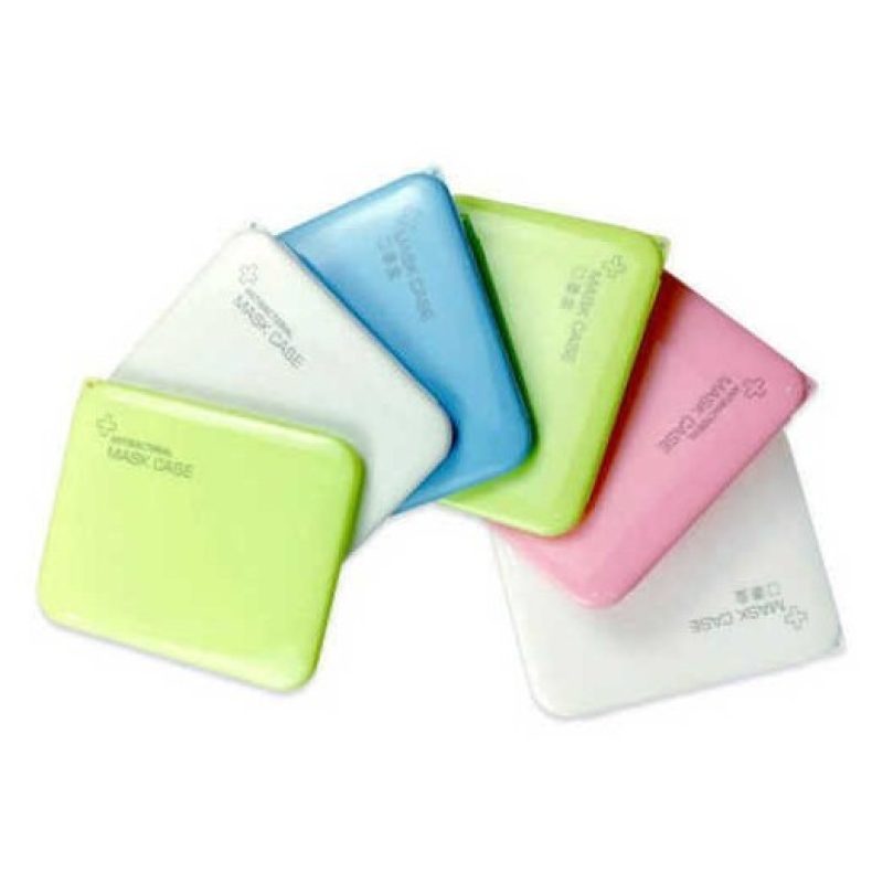 DOBO 5x Porta mascherina custodia 13x13x2cm case portamascherina ma...