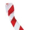 Iron 6x Nastro segnaletico non adesivo bianco e rosso 4.8cm x 50M d...