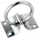 3x Anello per scuderia box con piastra 7x4.5x2.5 Cm metallo zincato da scuderia