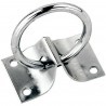 DOBO 3x Anello per scuderia box con piastra 7x4.5x2.5 Cm metallo zi...
